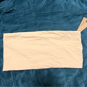 skims bandeau size medium never worn tan color